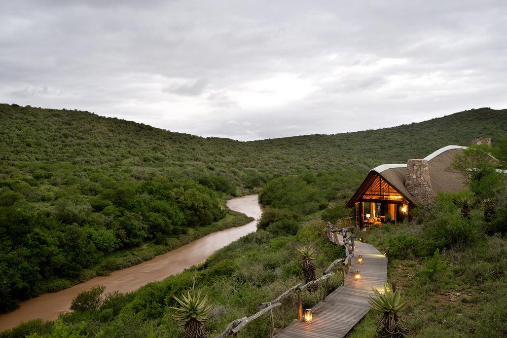 Kwandwe Private Game Reserve - Great Fish River Lodge Grahamstown Bagian luar foto