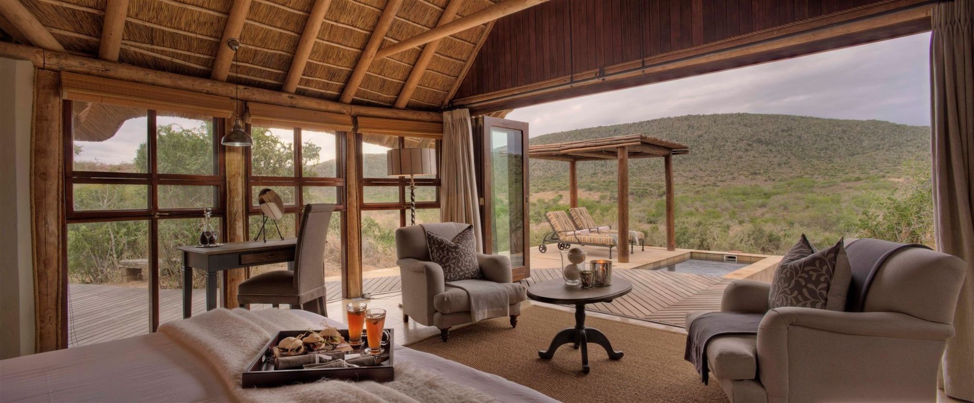 Kwandwe Private Game Reserve - Great Fish River Lodge Grahamstown Bagian luar foto